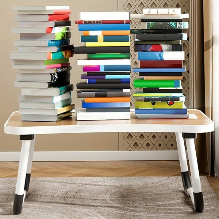 Carvallo – Bärbart och fällbart bord med halkfri yta för bärbar dator