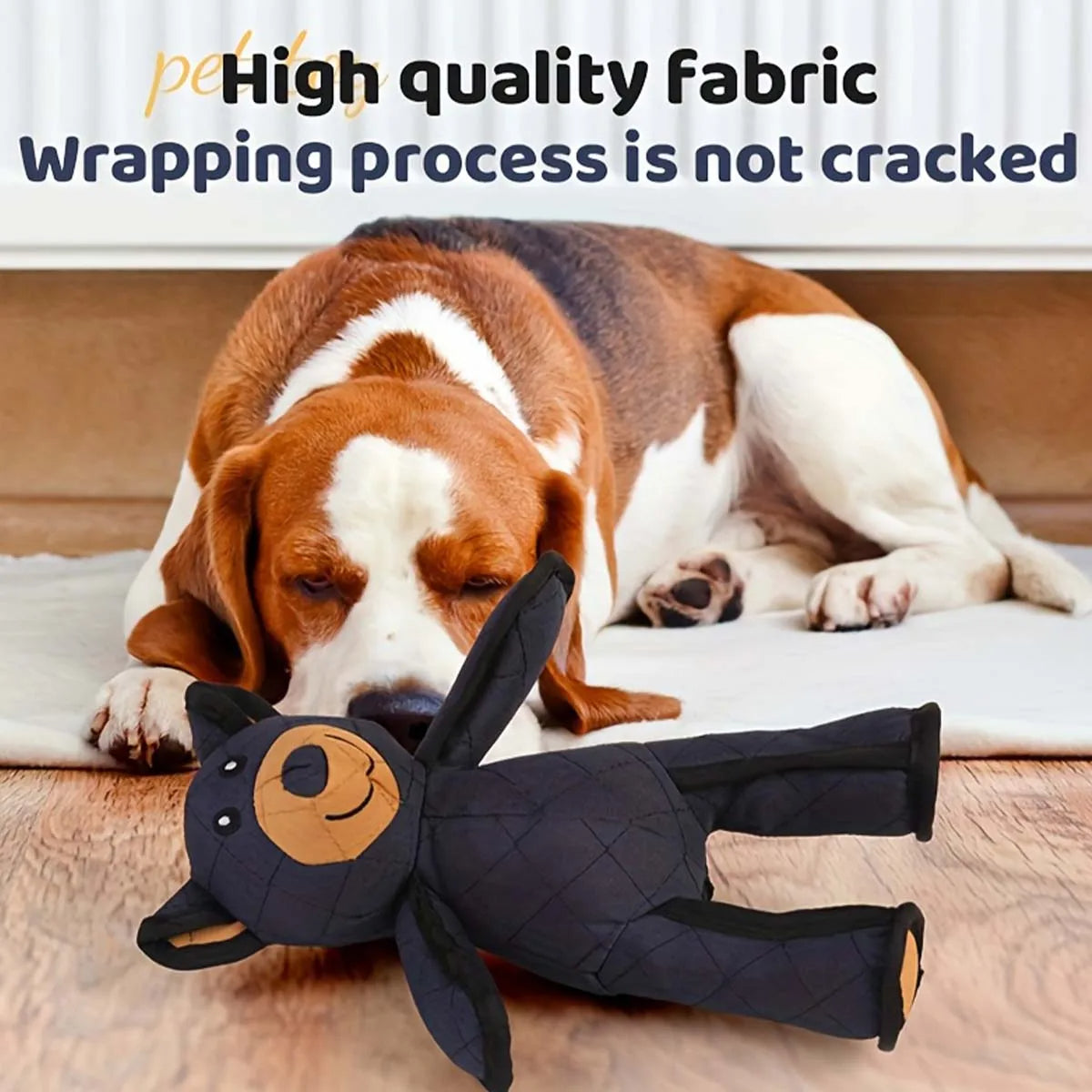 Indestructibla &amp; Interaktiva Björn Hundleksaker För Tunga Tuggar