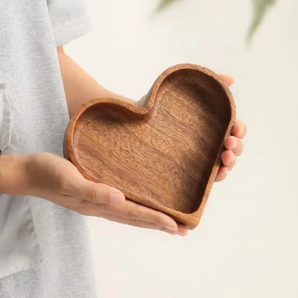 Rustic Heart Snack Tray Collection | 4st