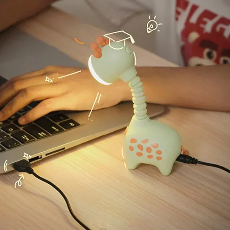 Söt Giraff Nattlampa