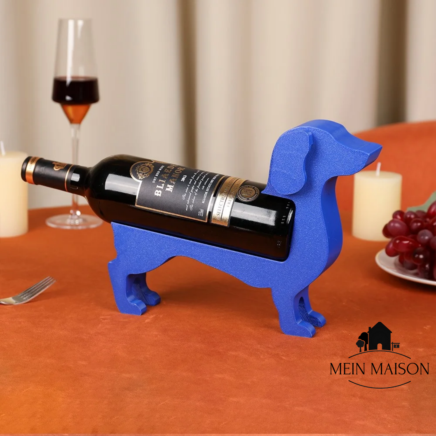 Carvallo Dachshund CorkHound | Originellt design | Stabil & Dekorativ | För 375–500 ml
