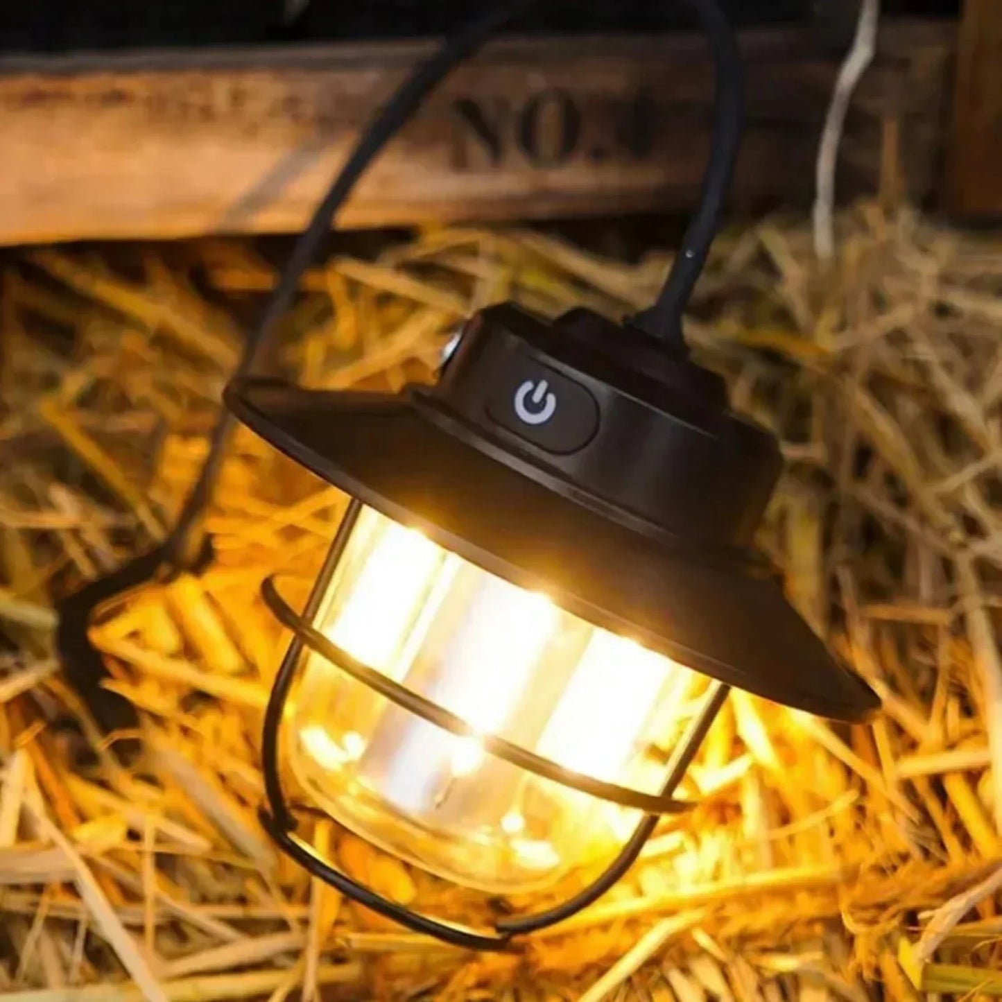 Uppladdningsbar LED-campinglampa