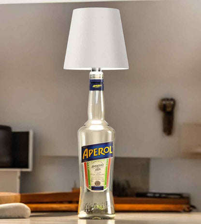 GlowCarafe – Konstnärlig flaskbordslampa
