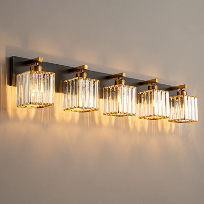 Kirsten Design LED Vägglampa Tvålampad Kristall Badrum