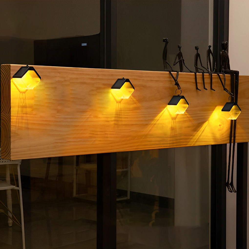 Vattentät LED Flerfärgad Modern Solväggbelysning