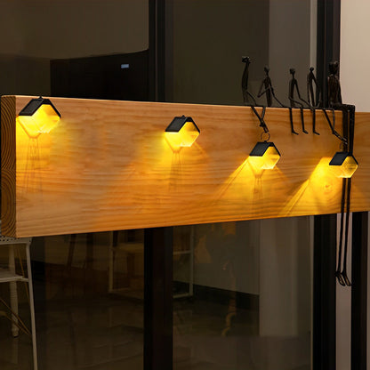 Vattentät LED Flerfärgad Modern Solväggbelysning