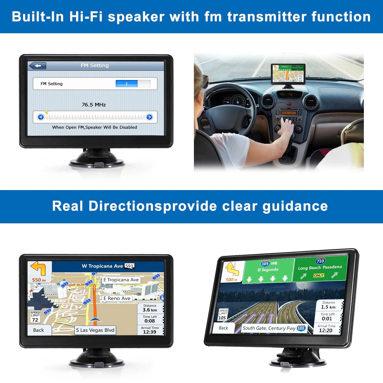 7&quot; GPS Navigationssystem