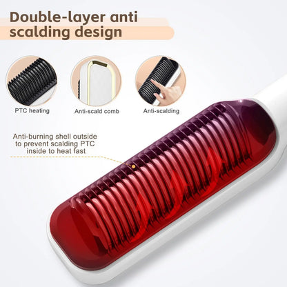 Elektrisk värmecomb rak-och-locktång