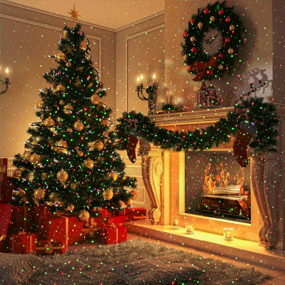 Carvallo – Laserljusprojektor med fjärrkontroll för festlig utomhusbelysning