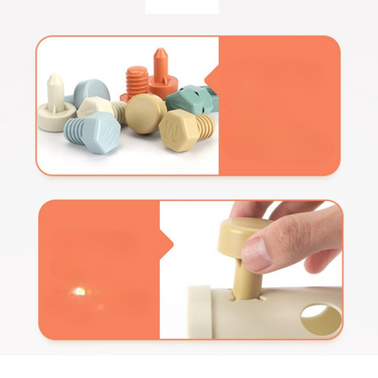 Montessori skruvar leksaksset