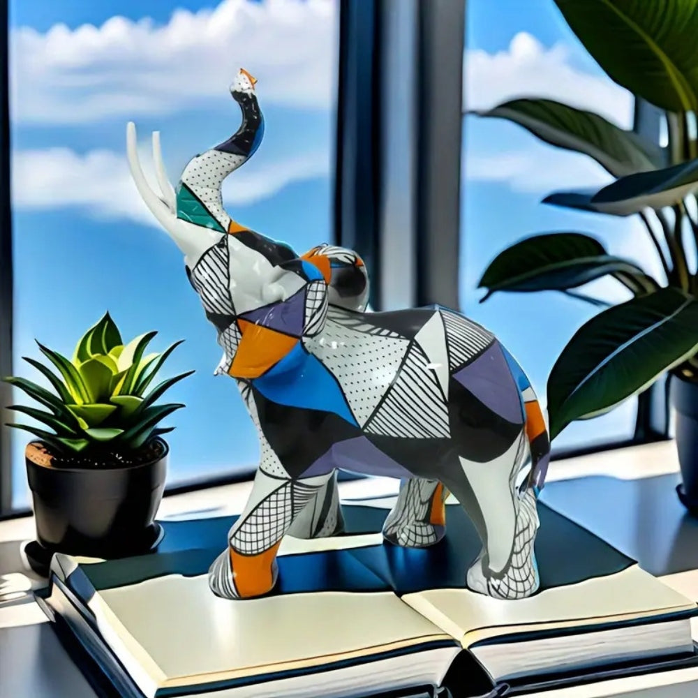 Lyxig Abstrakt Elefant Figur