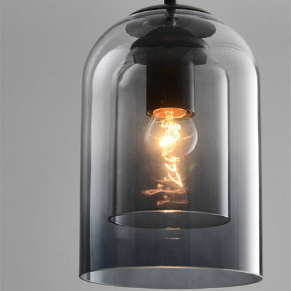 NordicGlow – Nordisk Dubbelglas Pendellampor för Modern Stil