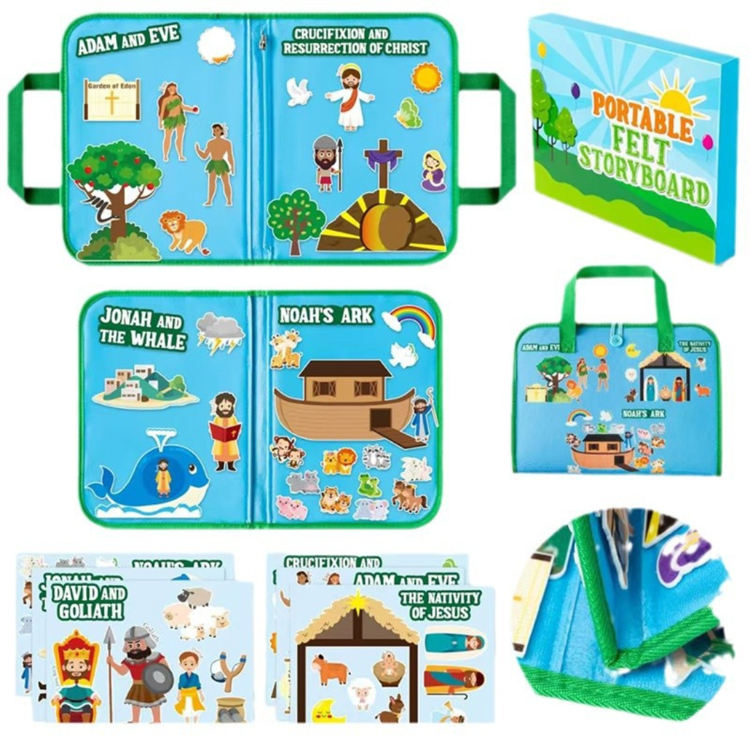 Montessori Bibelberättelser Filtsbok