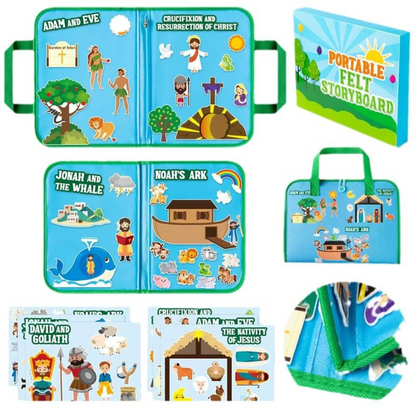 Montessori Bibelberättelser Filtsbok