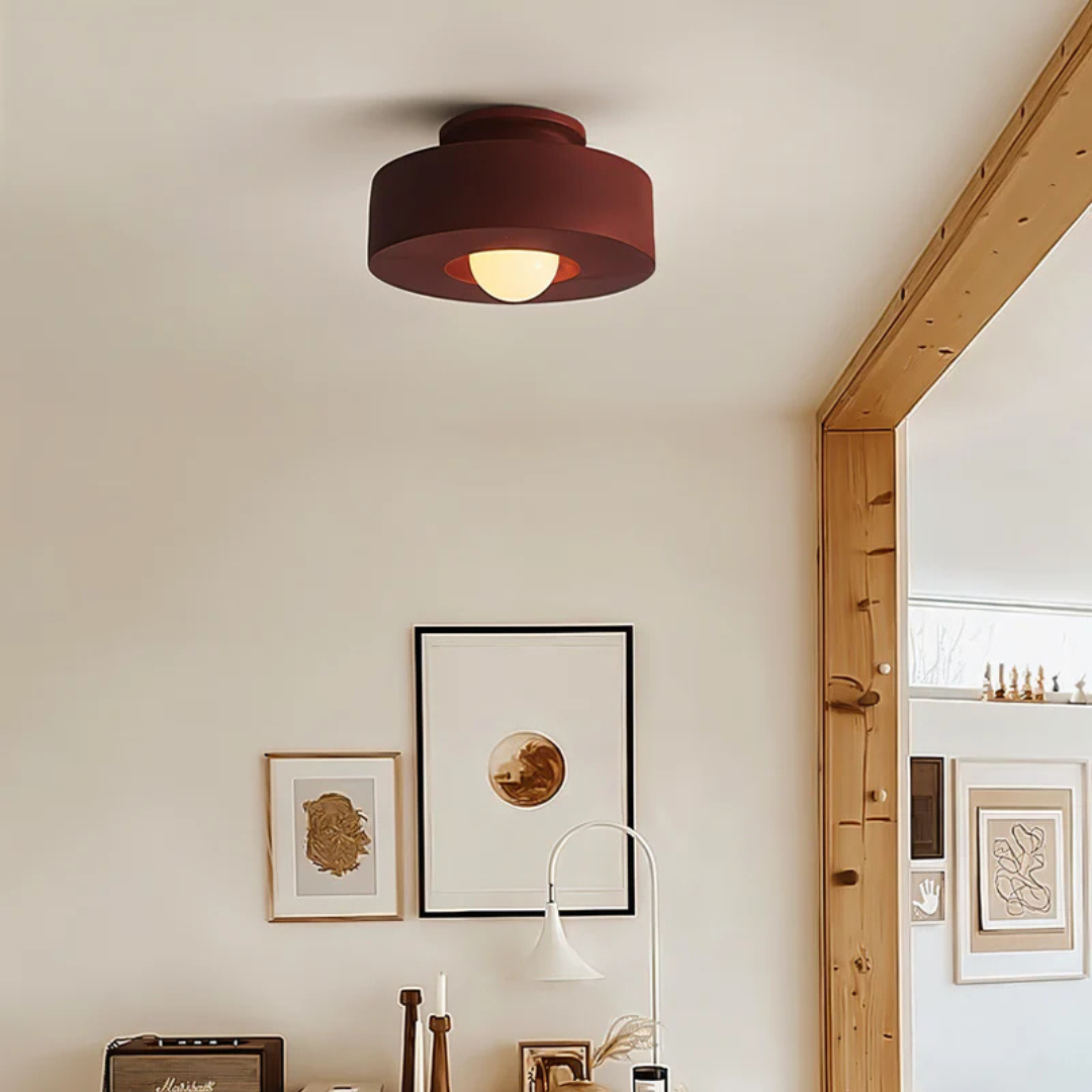 Galini | Rund LED-taklampa i modern minimalistisk stil