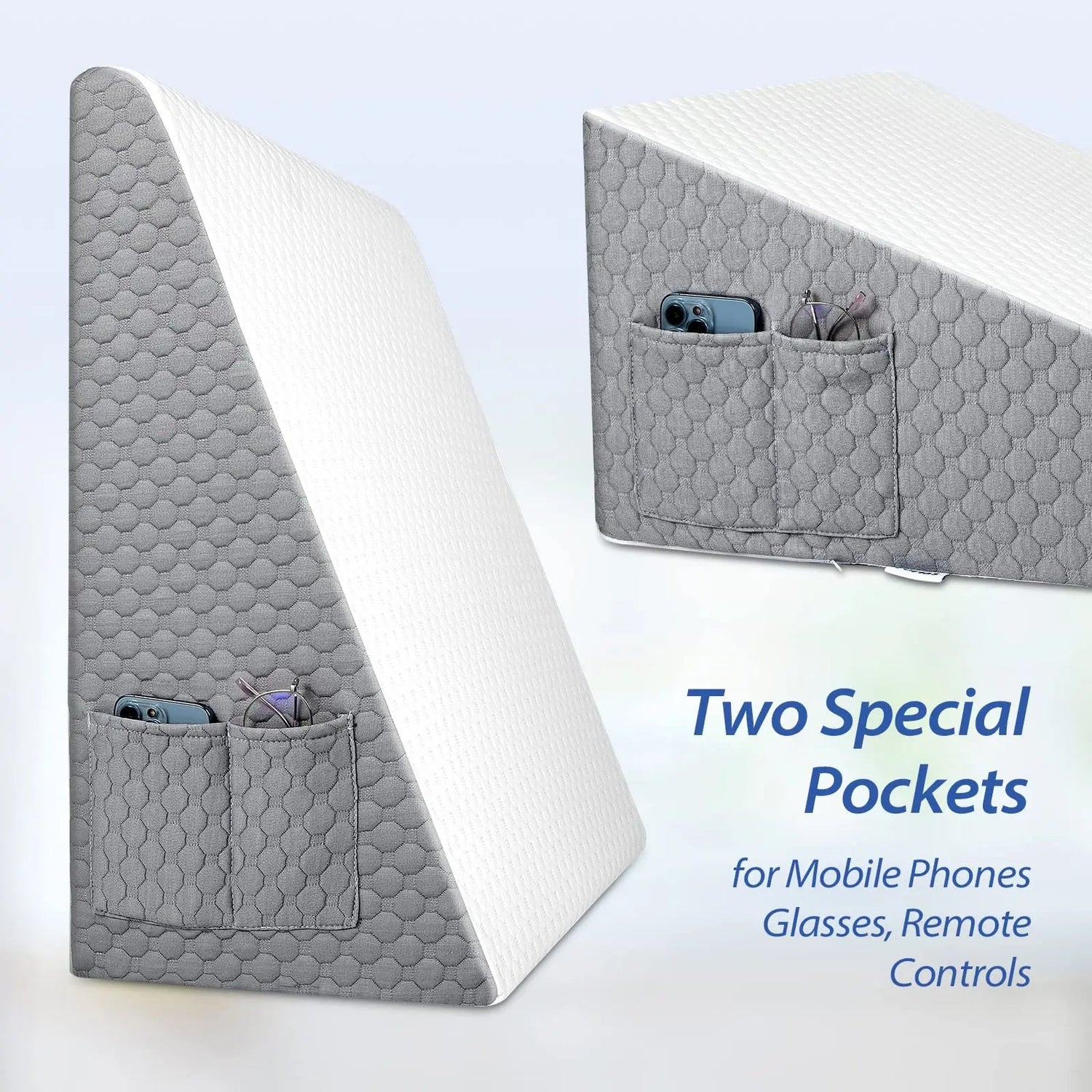 Det Premium Wedge Pillow – Höj din sömn &amp; Andas lättare