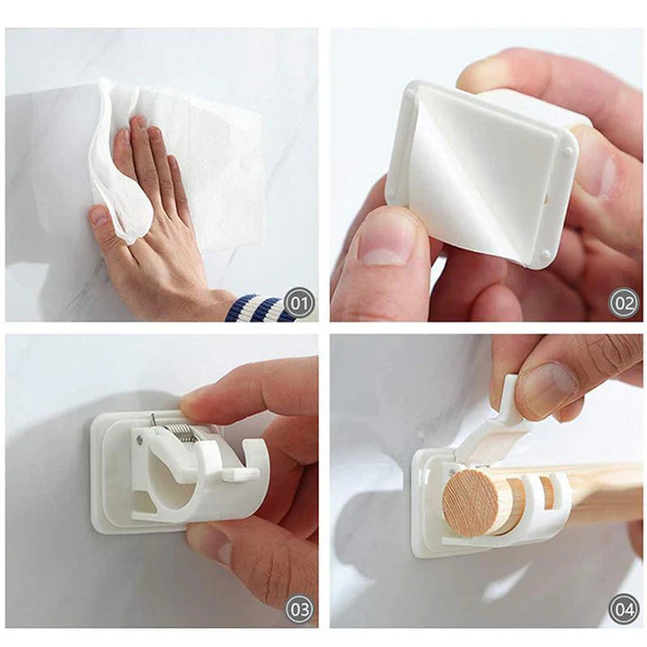 Carvallo - avtagbara gardinhållare för enkelt bruk