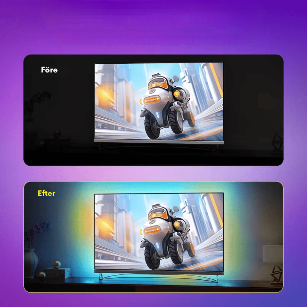 ColorCast – Synkroniserad LED-list för TV-skärmar