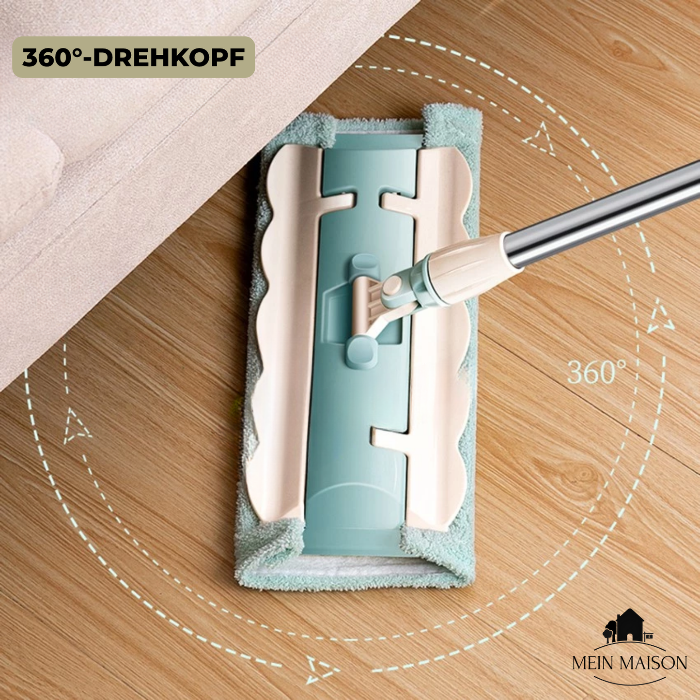 Carvallo – Den praktiska platta moppen för felfria rena golv