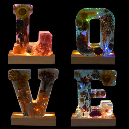 LED Bokstäver Blommor