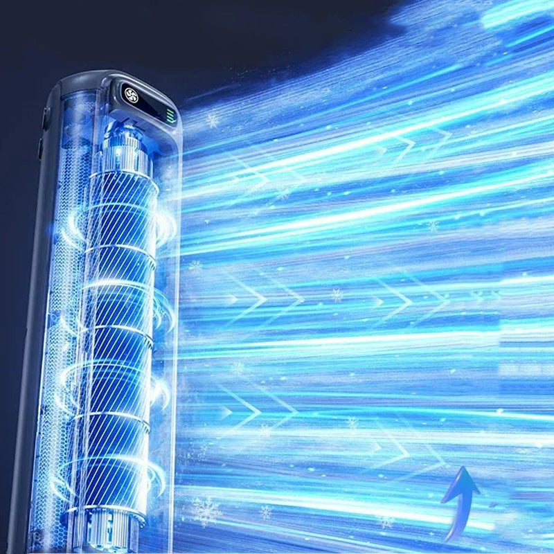 Carvallo Mobiles Klimatanläggning | 3-i-1 Fläkt &amp; Väggmontering | 12 Timmes Batteri | Kompakt &amp; Trådlös
