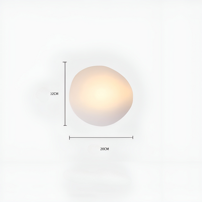 LED Vägglampa i Kieselstein Design – Dekorativ nordisk design för vardagsrum och hall