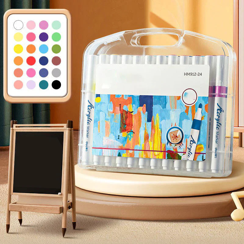 Carvallo - Färggalna äventyr, akrylmärke