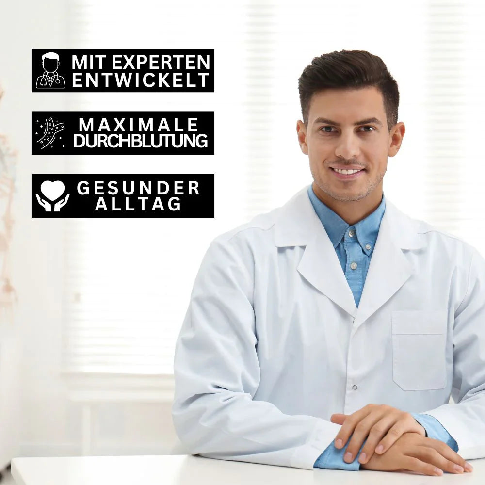 Bekväma kompressionsstrumpor med dragkedja