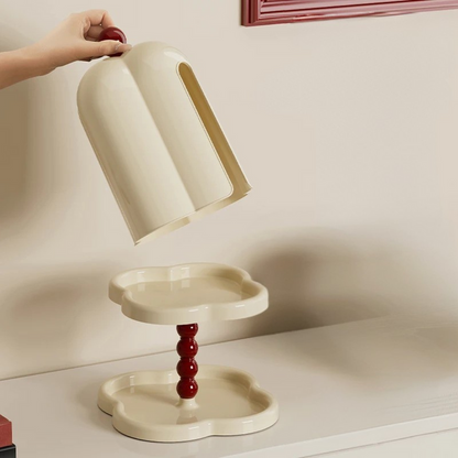 OrganizePro – Vävbok med skyddande kupollock och gömt förvaringsutrymme