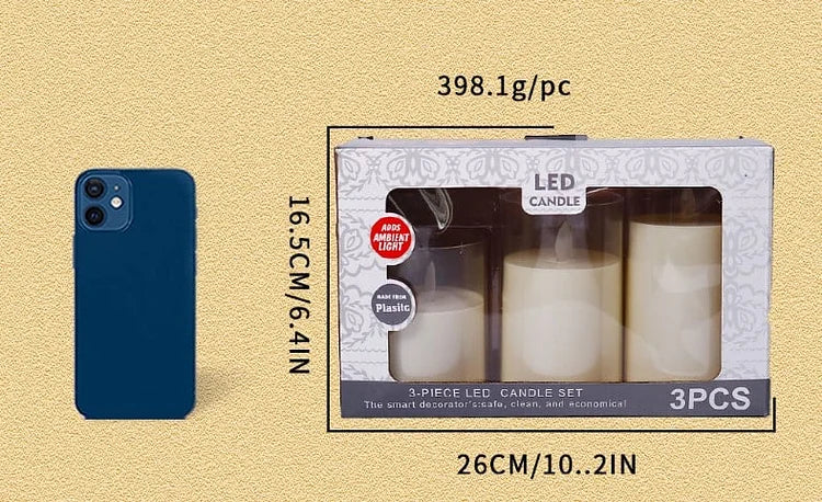 Carvallo - Äkta flamelösa ljus LED Elektroniskt ljus