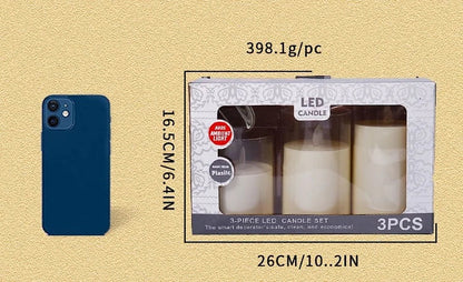 Carvallo - Äkta flamelösa ljus LED Elektroniskt ljus