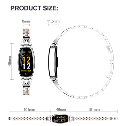 Smart Fitness Watch för kvinnor med armbandstraps