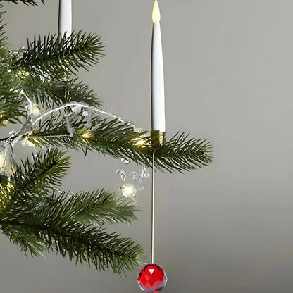 Julgransbelysning med fladdrande LED-ljus