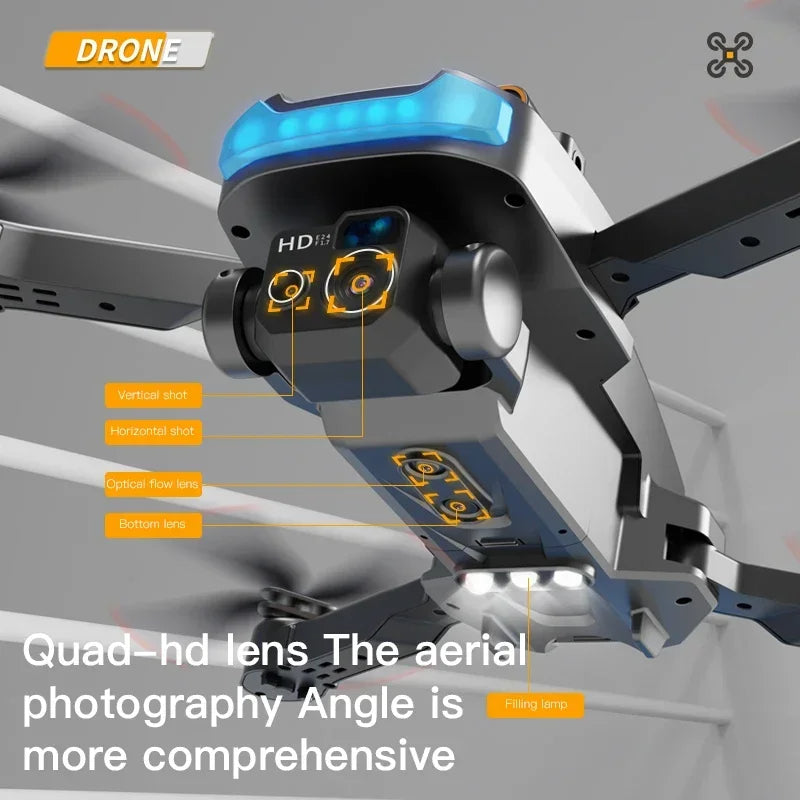 Kompakt 8K Drone med HD-kamera – Luftfotografi och video gjort enkelt