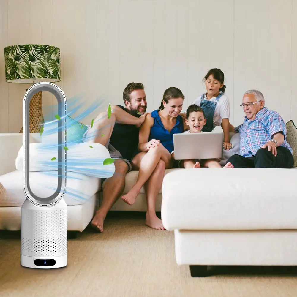 Airpure | 3-i-1 Luftkylare med Luftrenare | Oscillation och Touch LED