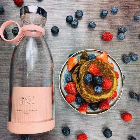 Carvallo – Kompakt bärbar mixer med kraftfulla knivar för jämn blandning