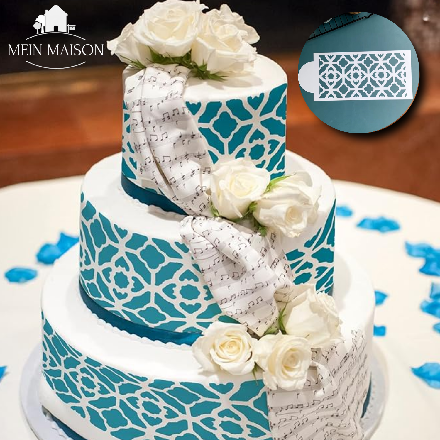 DecoLace™ - DIY-tårtdekorationsform i spets