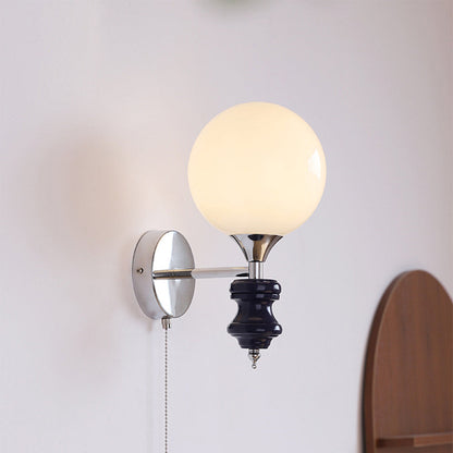 Fransk Medeltida Vintage Bauhaus Vägglampa