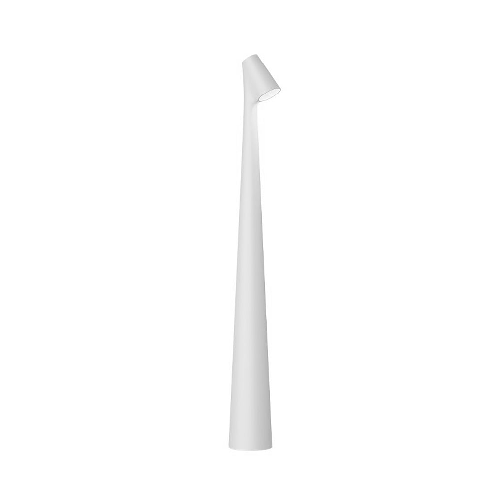 AuroraGlow - Stilig Konisk Bordslampa med Nedåtbelysning och USB Laddningsmöjlighet