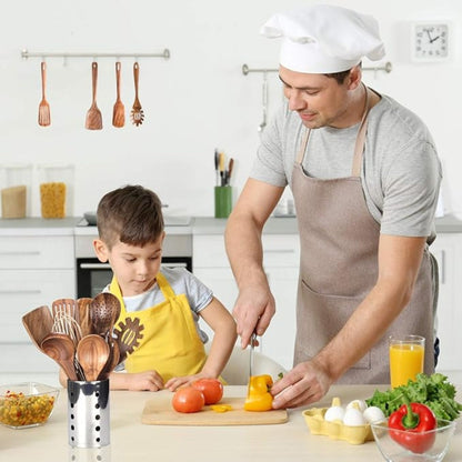 Premium Trä Kök Redskap | 7 Set