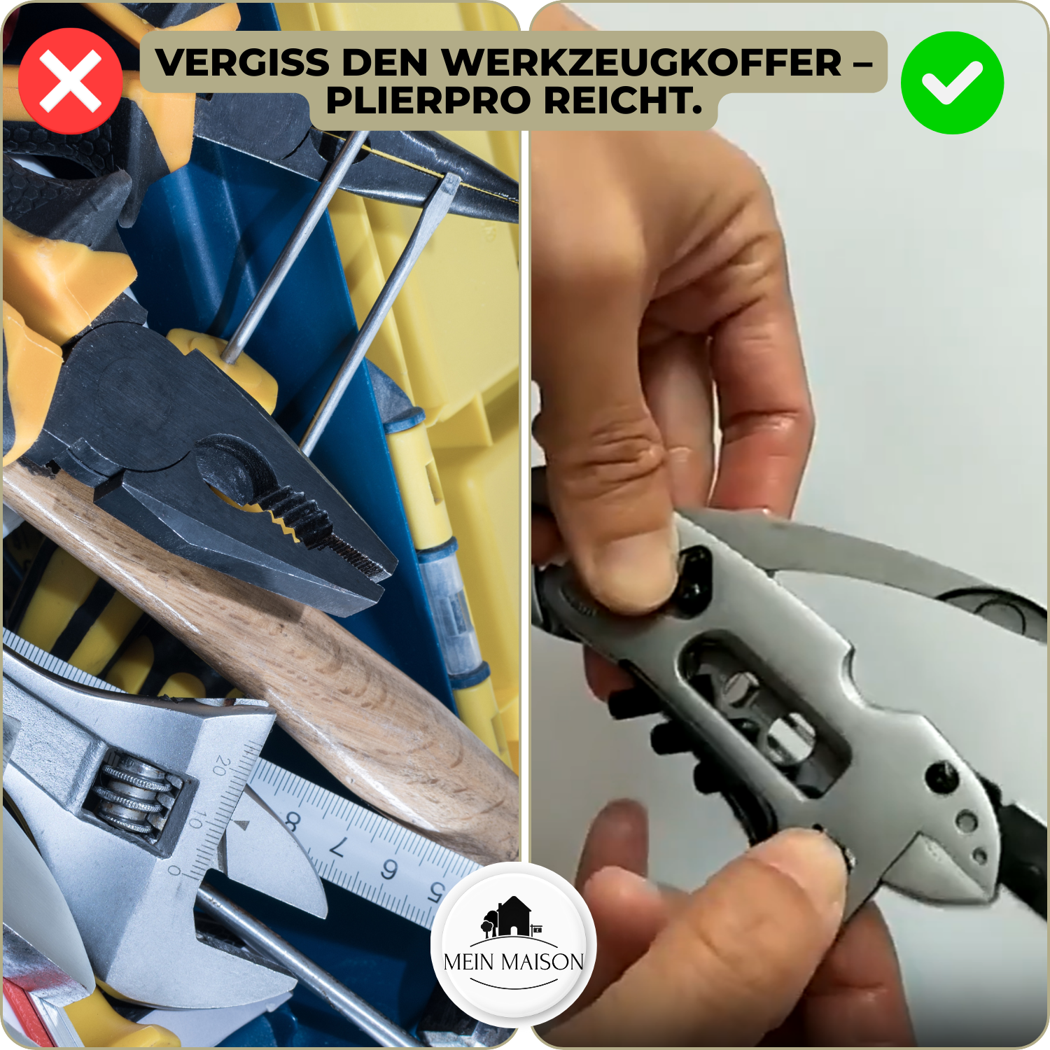 PlierPro™ - Det 12-i-1-multiverktyget för varje uppgift