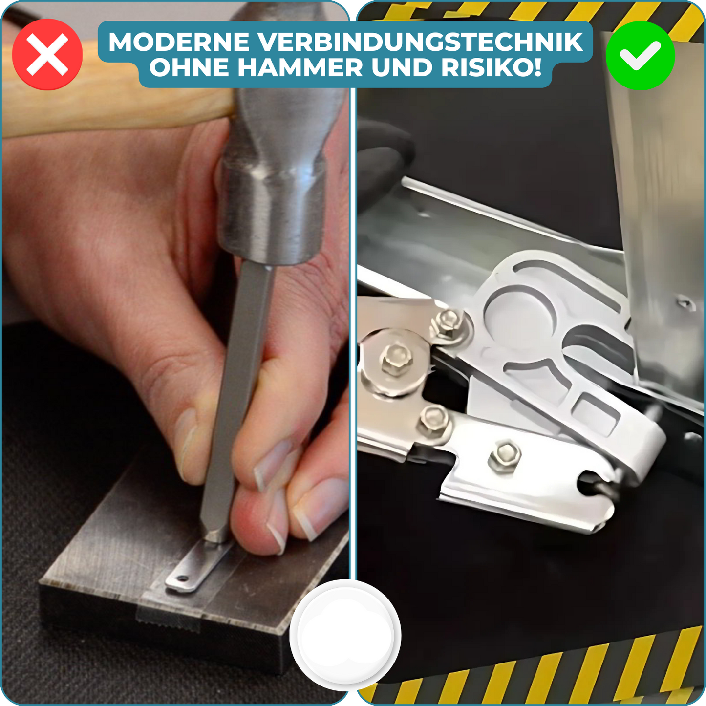 Carvallo – Stark förbindelser utan skruvar på sekunder (Inkl. 100 pinnar)