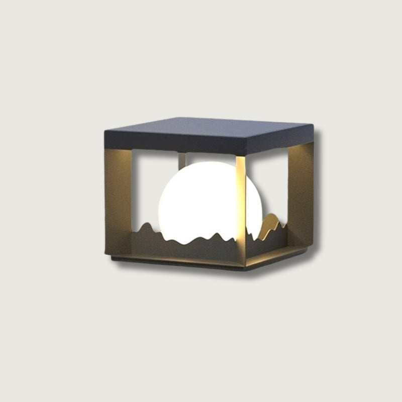 Carvallo - Solcellsdriven utomhusvägg- och golvlampa med modern design