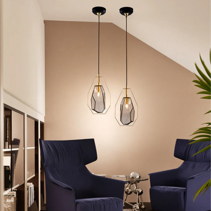 Flavia | Minimalistisk hänglampa i glas i modern stil