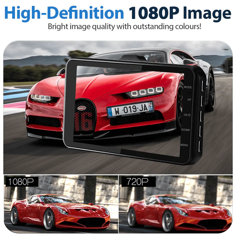 Dash Cam Framsidan Bakre Bilkamera Nattseende