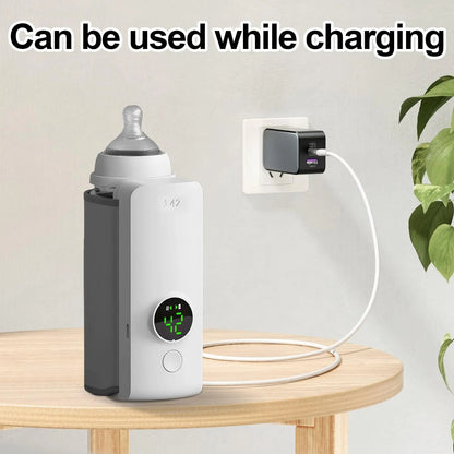 Portabel Flaskvärmare – Kompakt och Bekväm Babymatsflaska Värmare för Användning på Språng