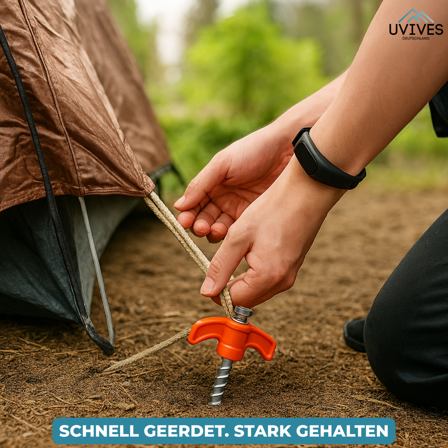 Carvallo | DrillPeg – förankra tält säkert på några sekunder