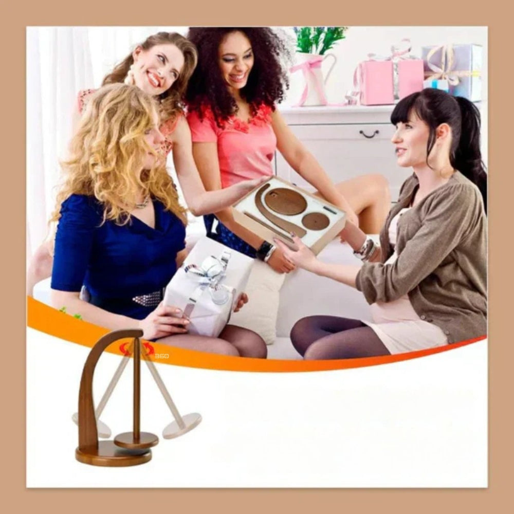 Carvallo - Roterande garnhållare för trasselfri stickning och virkning