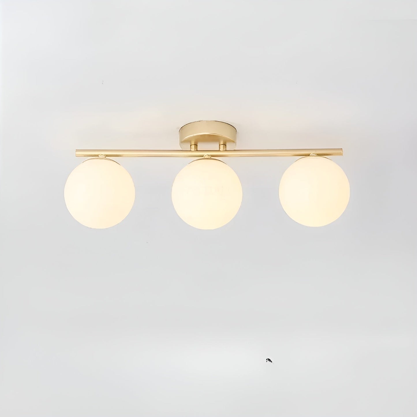 LED-taklampa i glas – Nordisk design | För vardagsrum & sovrum