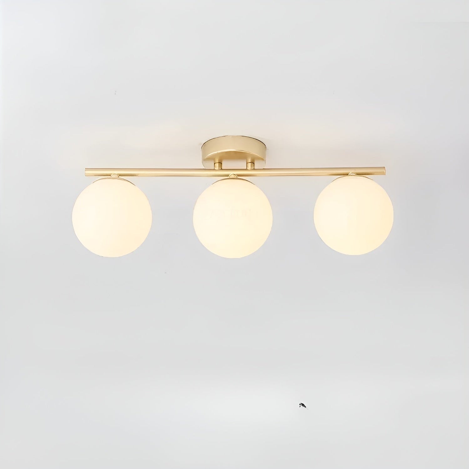 LED-taklampa i glas – Nordisk design | För vardagsrum &amp; sovrum
